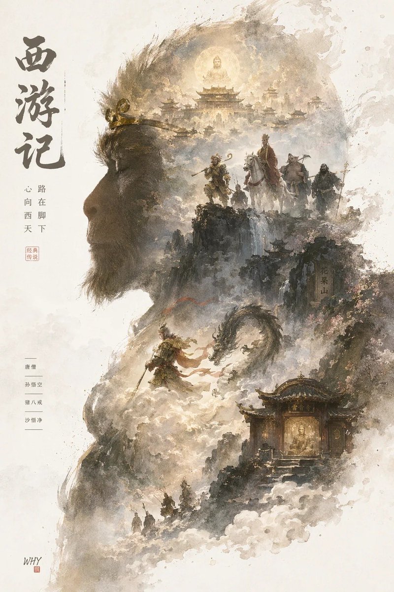 史诗轮廓世界海报